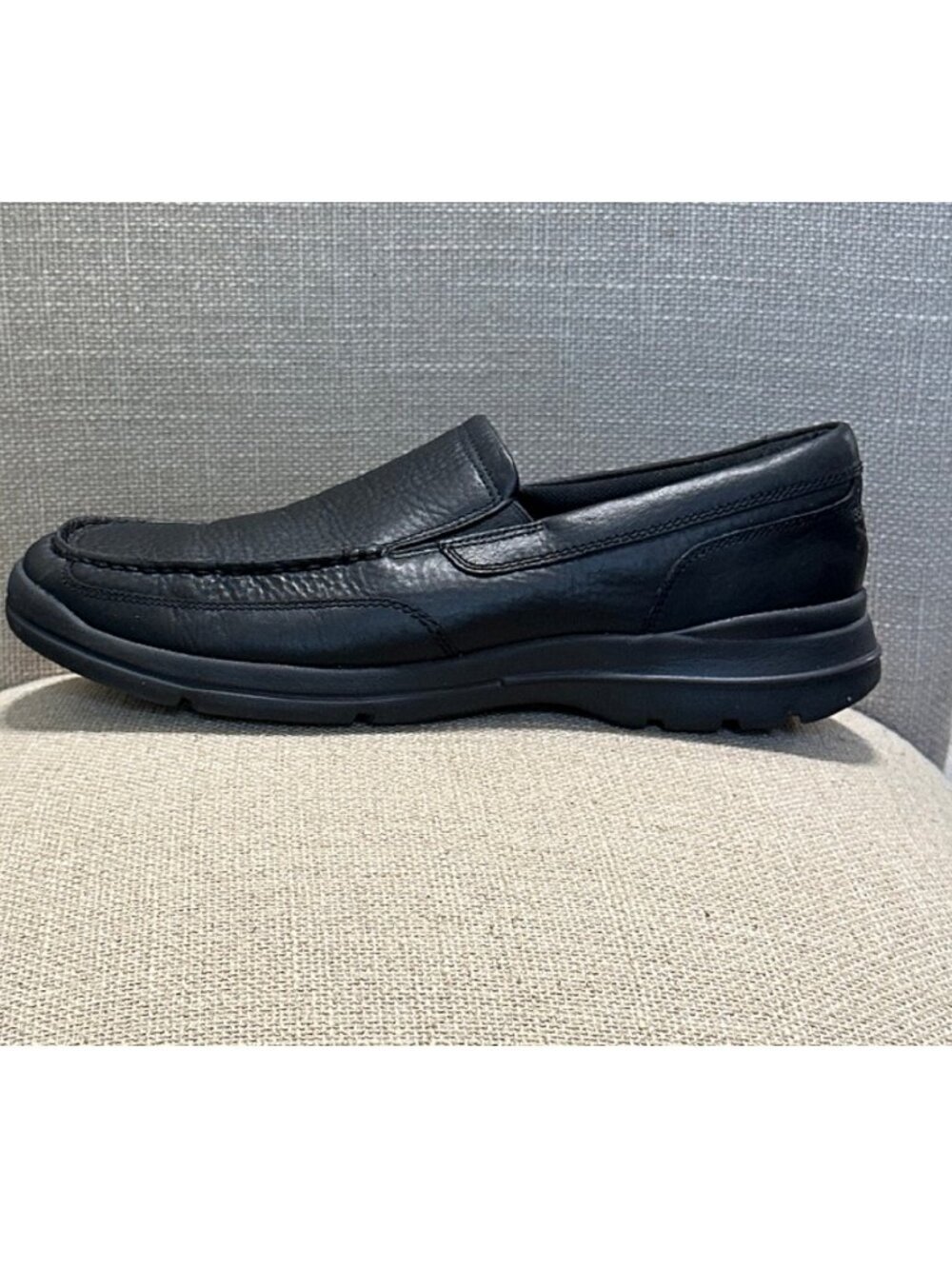 Rockport XCS Black Leather Loafers Men's Size 11.5
